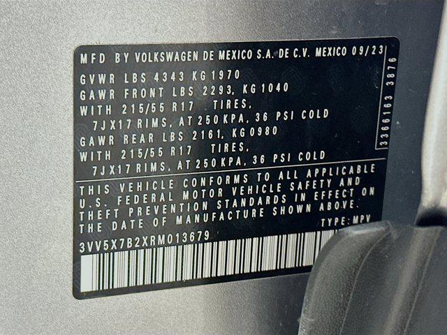 used 2024 Volkswagen Taos car, priced at $19,797