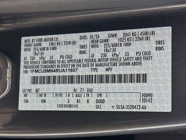 used 2024 Ford Escape car, priced at $21,497