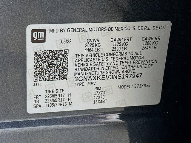 used 2022 Chevrolet Equinox car, priced at $20,997