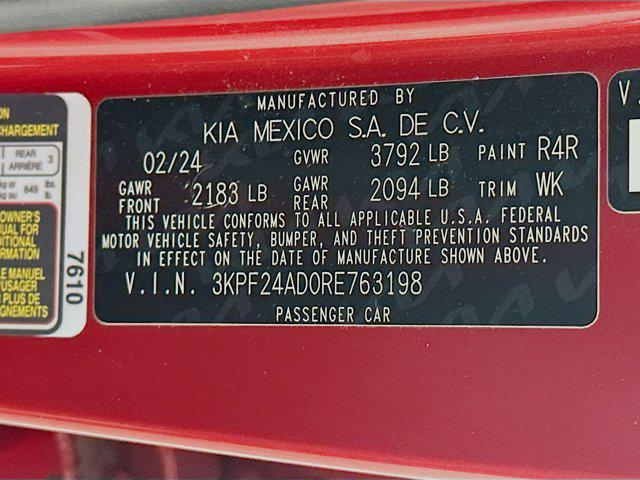used 2024 Kia Forte car, priced at $16,997
