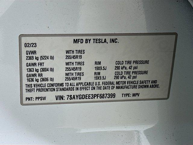 used 2023 Tesla Model Y car, priced at $31,497
