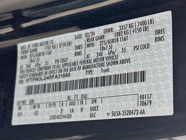 used 2024 Ford F-150 car, priced at $40,397