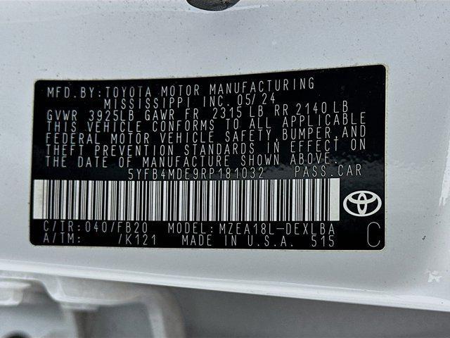 used 2024 Toyota Corolla car, priced at $18,497