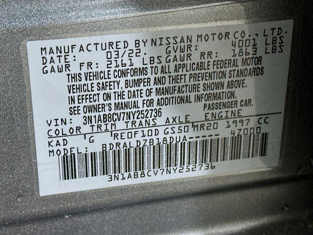used 2022 Nissan Sentra car, priced at $17,697