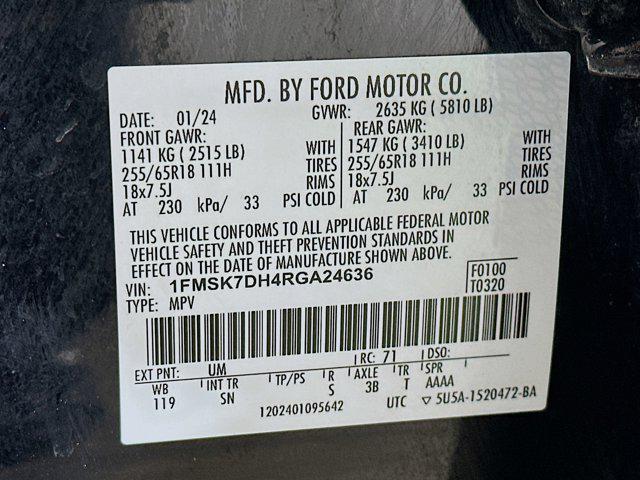 used 2024 Ford Explorer car, priced at $26,997