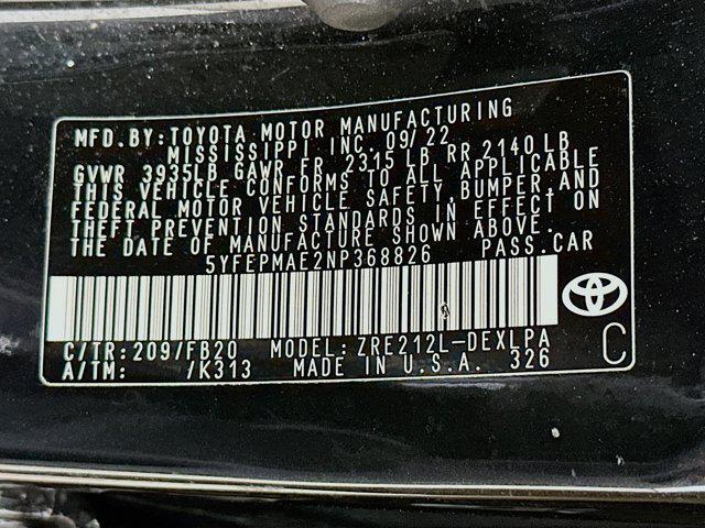 used 2022 Toyota Corolla car, priced at $19,397