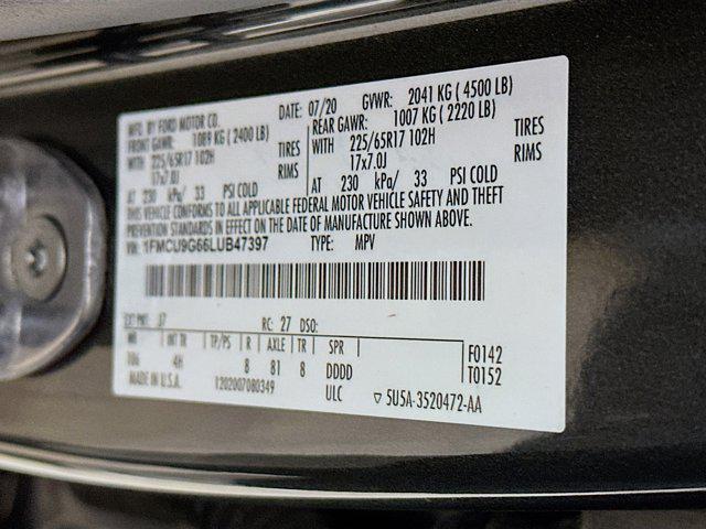 used 2020 Ford Escape car, priced at $12,297