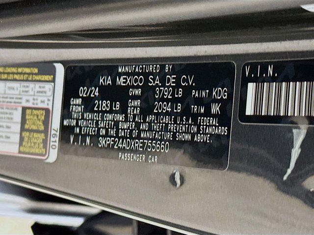 used 2024 Kia Forte car, priced at $16,597