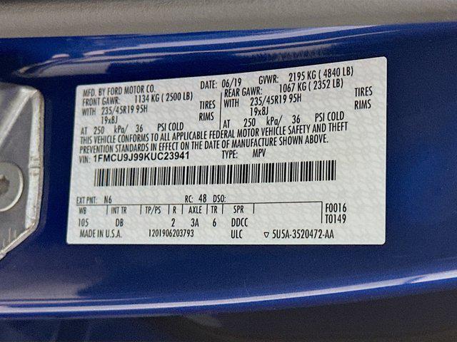 used 2019 Ford Escape car, priced at $15,597