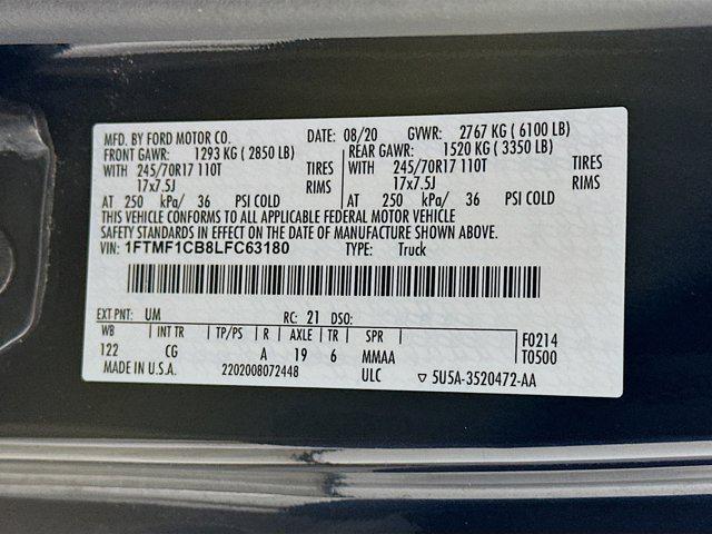 used 2020 Ford F-150 car, priced at $18,297