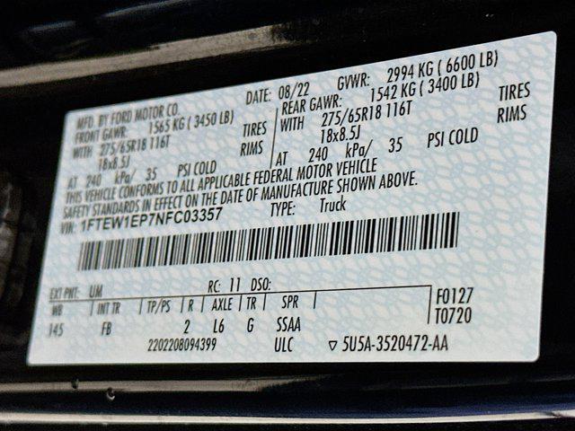 used 2022 Ford F-150 car, priced at $36,497
