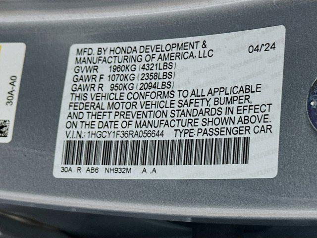 used 2024 Honda Accord car, priced at $25,897