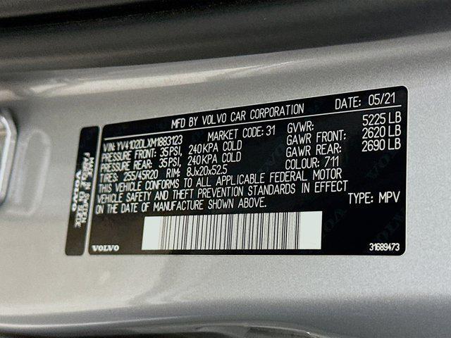 used 2021 Volvo XC60 car, priced at $24,797