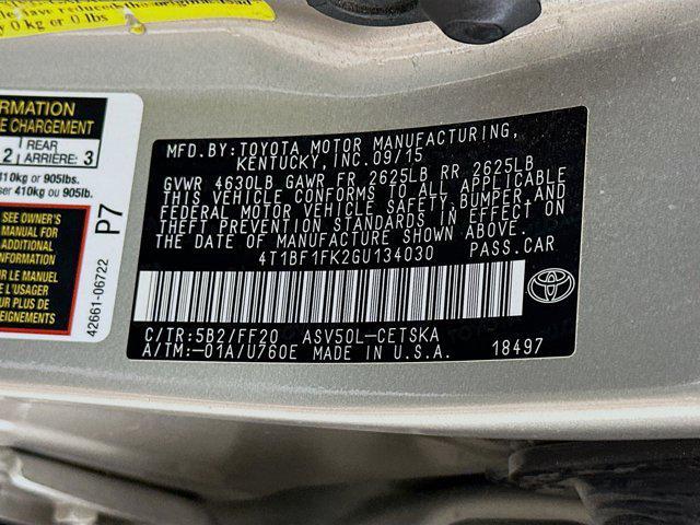 used 2016 Toyota Camry car, priced at $11,497