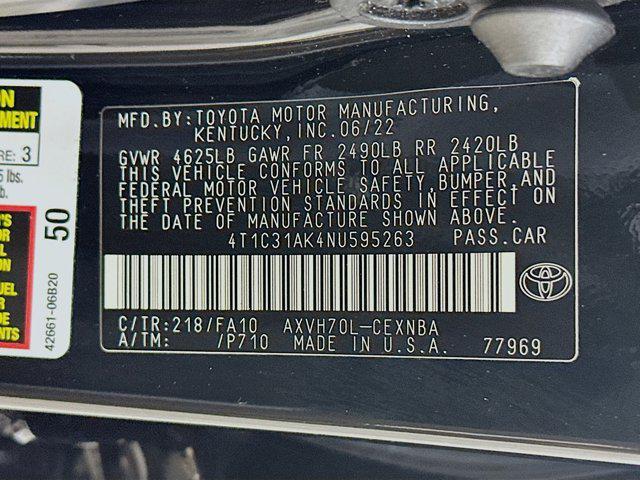 used 2022 Toyota Camry car, priced at $23,697