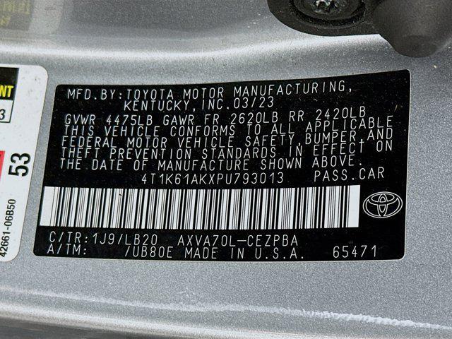 used 2023 Toyota Camry car, priced at $26,697