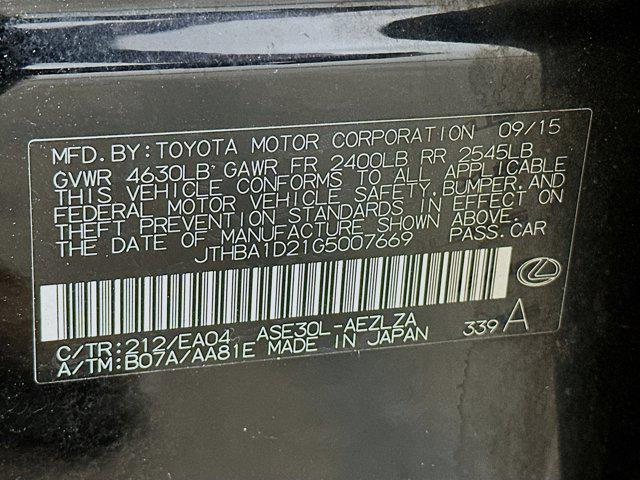 used 2016 Lexus IS 200t car, priced at $11,797