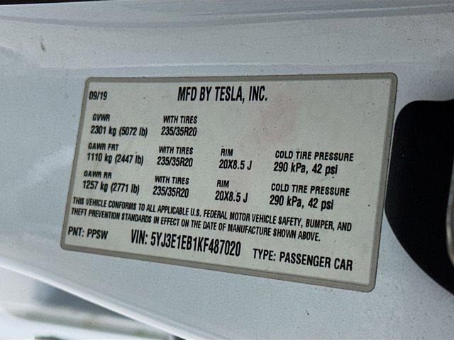 used 2019 Tesla Model 3 car, priced at $17,697