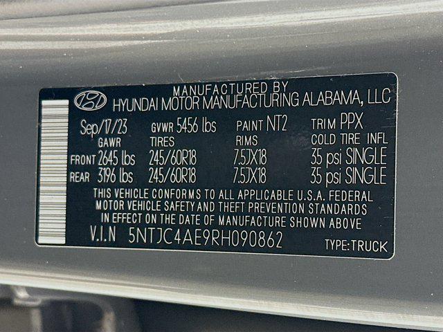 used 2024 Hyundai SANTA CRUZ car, priced at $24,997