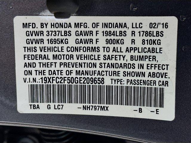 used 2016 Honda Civic car, priced at $10,997
