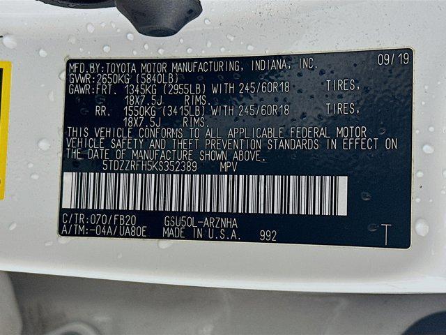 used 2019 Toyota Highlander car, priced at $22,397