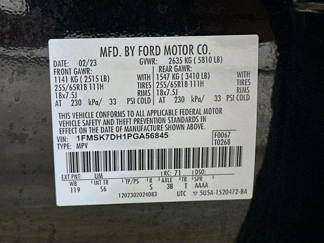 used 2023 Ford Explorer car, priced at $25,497
