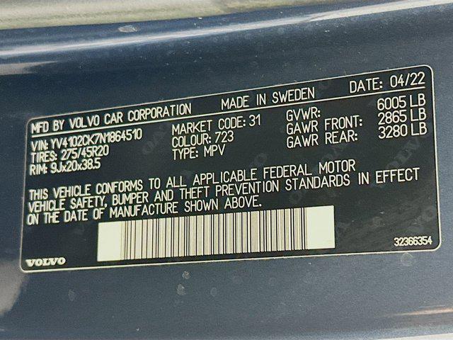 used 2022 Volvo XC90 car, priced at $30,797