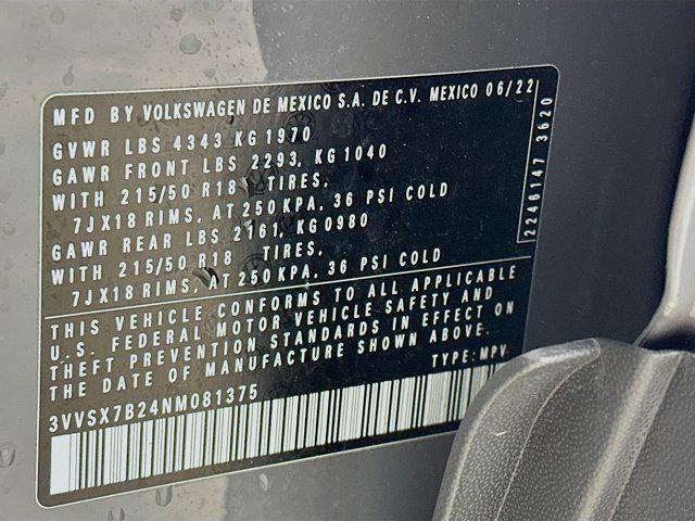 used 2022 Volkswagen Taos car, priced at $17,597