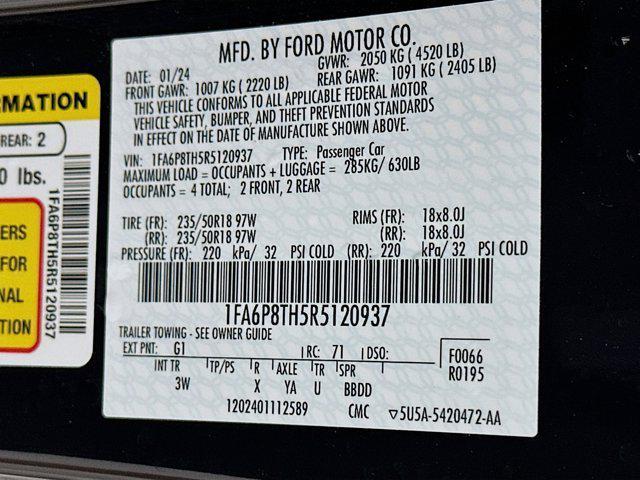 used 2024 Ford Mustang car, priced at $31,597