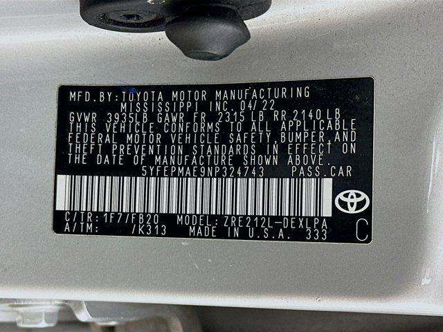 used 2022 Toyota Corolla car, priced at $17,697