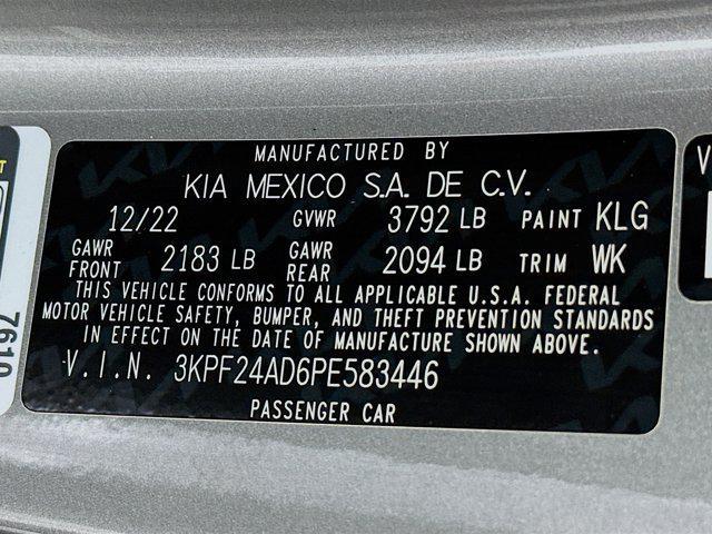used 2023 Kia Forte car, priced at $17,797