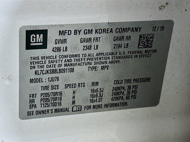 used 2020 Chevrolet Trax car, priced at $8,897