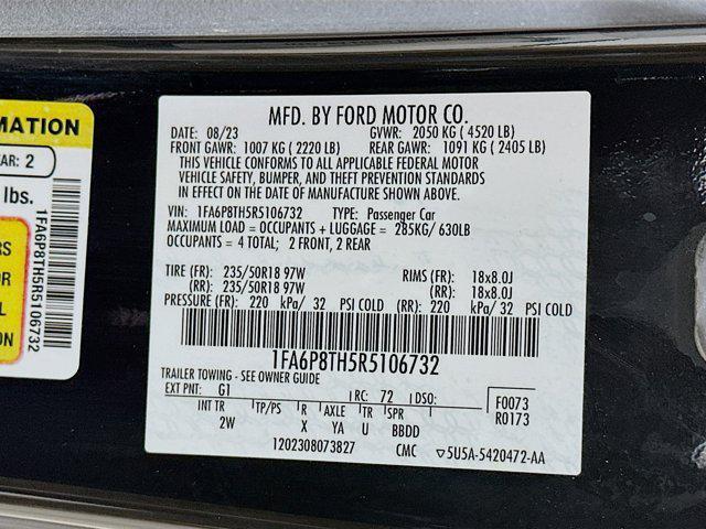 used 2024 Ford Mustang car, priced at $23,797