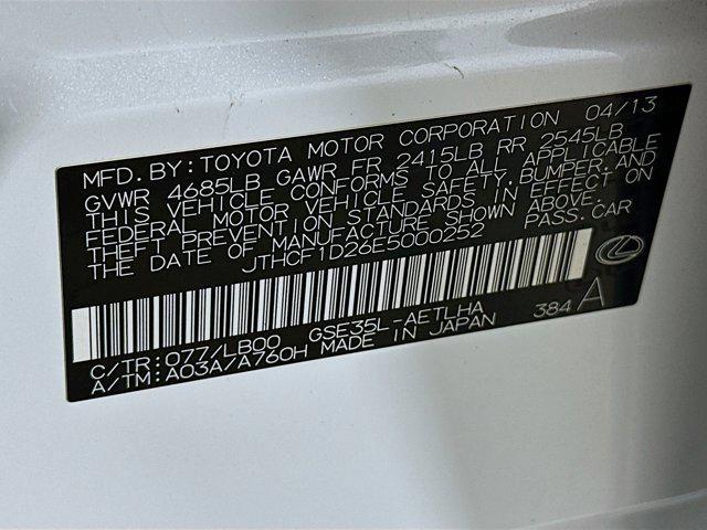 used 2014 Lexus IS 250 car, priced at $12,697