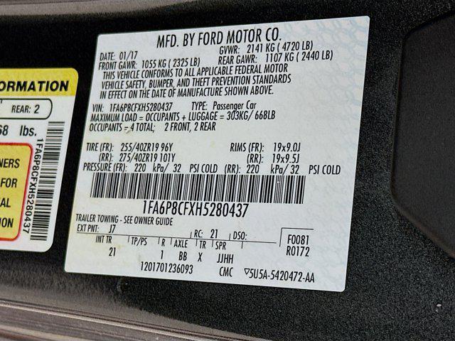 used 2017 Ford Mustang car, priced at $30,197