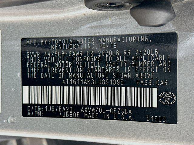 used 2020 Toyota Camry car, priced at $18,397