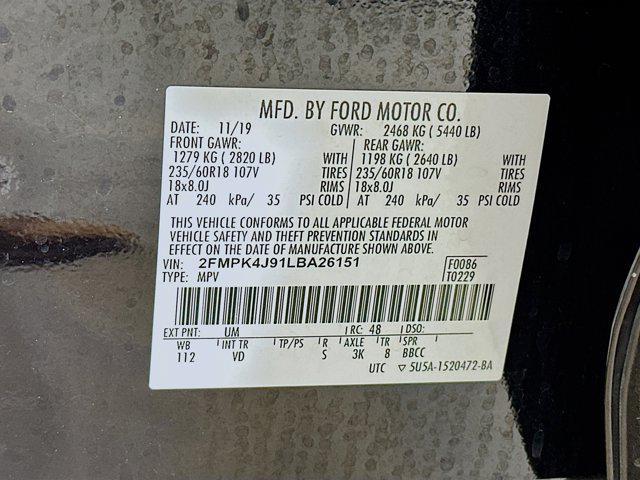 used 2020 Ford Edge car, priced at $16,997