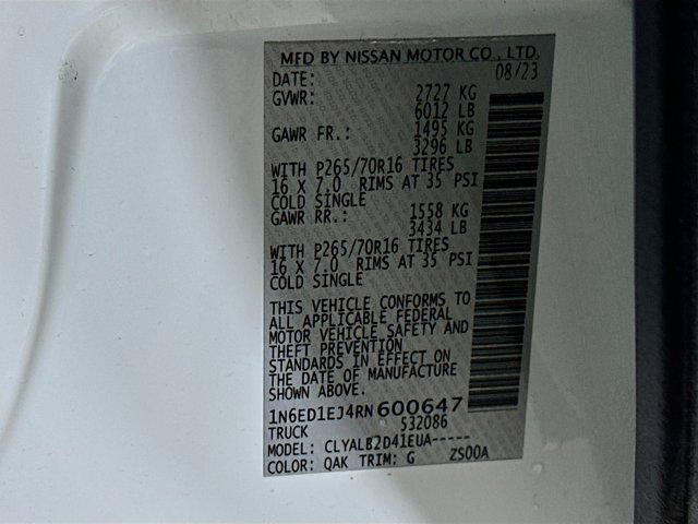 used 2024 Nissan Frontier car, priced at $25,997