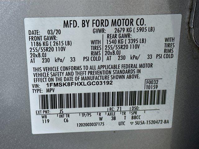 used 2020 Ford Explorer car, priced at $21,487