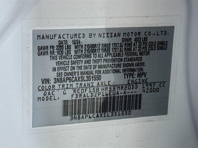 used 2025 Nissan Kicks car, priced at $20,497