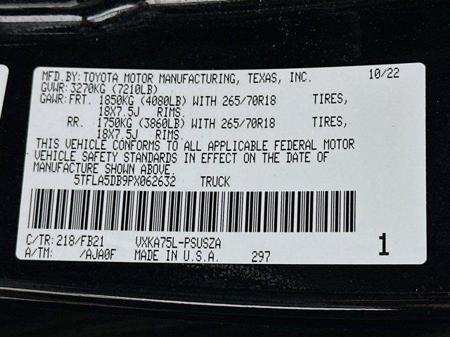 used 2023 Toyota Tundra car, priced at $40,897