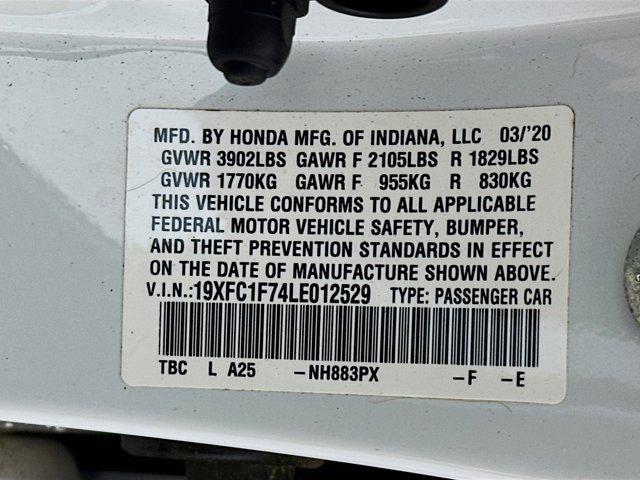 used 2020 Honda Civic car, priced at $21,697