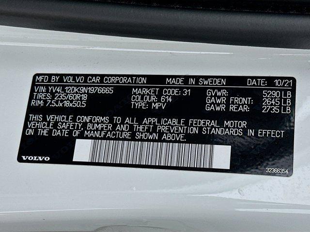 used 2022 Volvo XC60 car, priced at $30,397