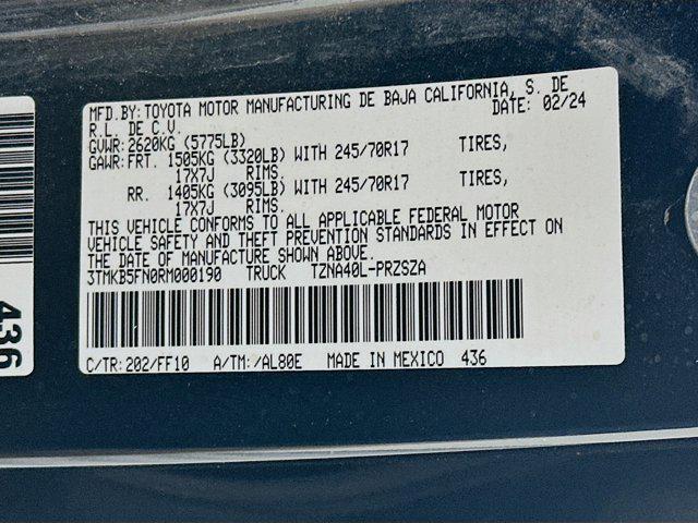 used 2024 Toyota Tacoma car, priced at $32,697