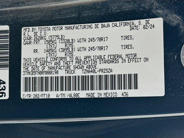 used 2024 Toyota Tacoma car, priced at $33,997
