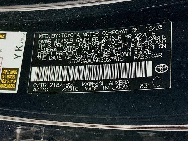 used 2024 Toyota Prius car, priced at $27,497
