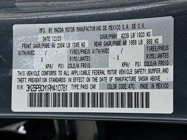 used 2024 Mazda Mazda3 car, priced at $20,297