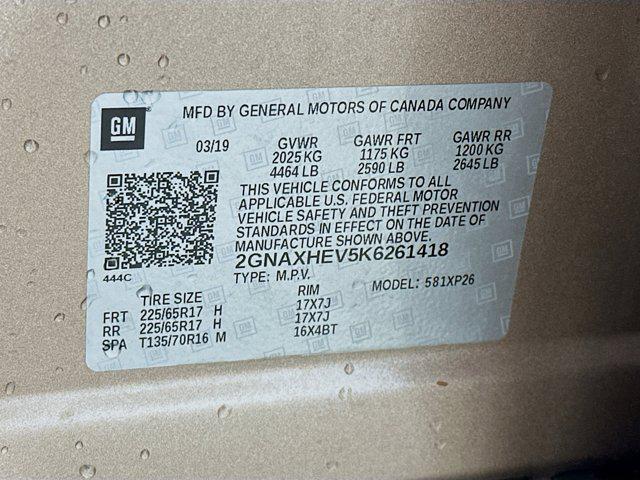 used 2019 Chevrolet Equinox car, priced at $13,997