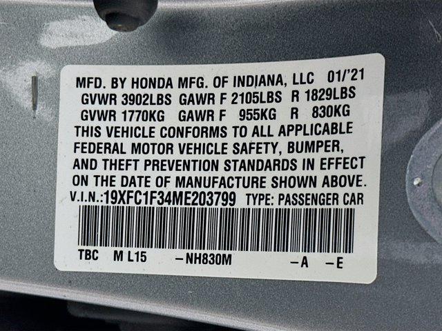 used 2021 Honda Civic car, priced at $22,697