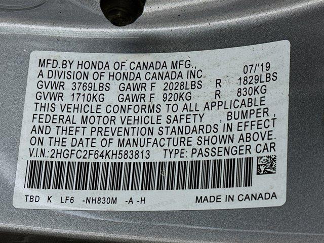 used 2019 Honda Civic car, priced at $16,797